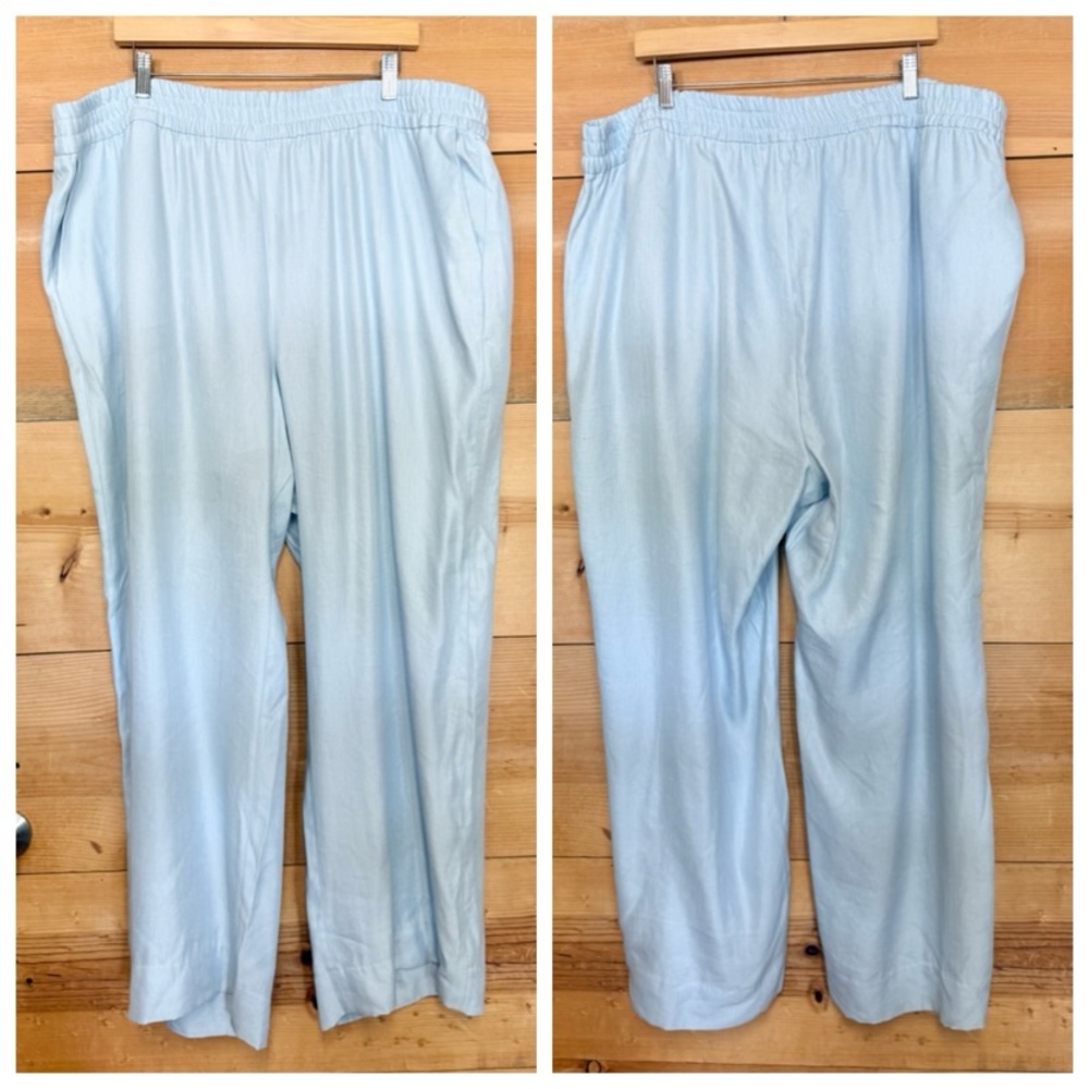 J. Crew full length linen blend pants